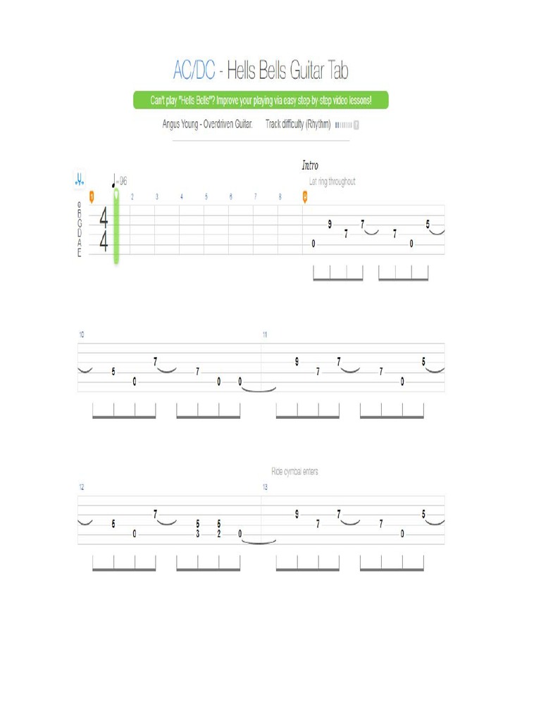 Hells Bells INTRO PDF