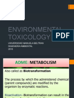 Environmental Toxicology and Biotransformation Phases