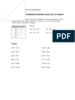 Multiplicacion y Division de Enteros