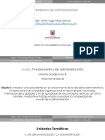Sesión 0 - Microdiseño Fundamentos de Administración