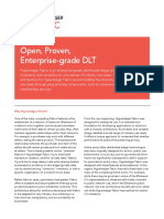 Open, Proven, Enterprise-Grade DLT: Why Hyperledger Fabric?