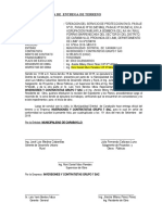 Acta de Entrega Terreno Bomboya