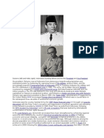 Modern Era: Sukarno (Left) and Hatta (Right), Indonesia's Founding Fathers and The First and