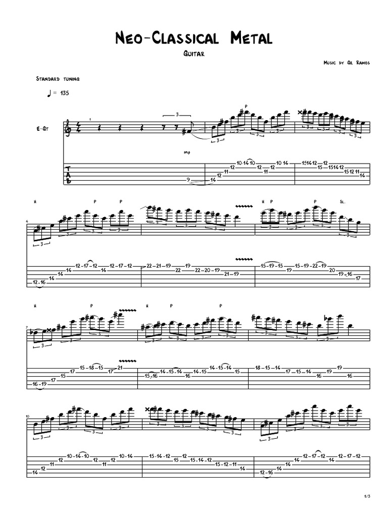 Musique Métal Néoclassique pour Guitare | PDF | Des sports | La violence