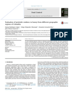 Evaluation of Pesticide Residues in Honey From Different Geographic Regions of Colombia PDF