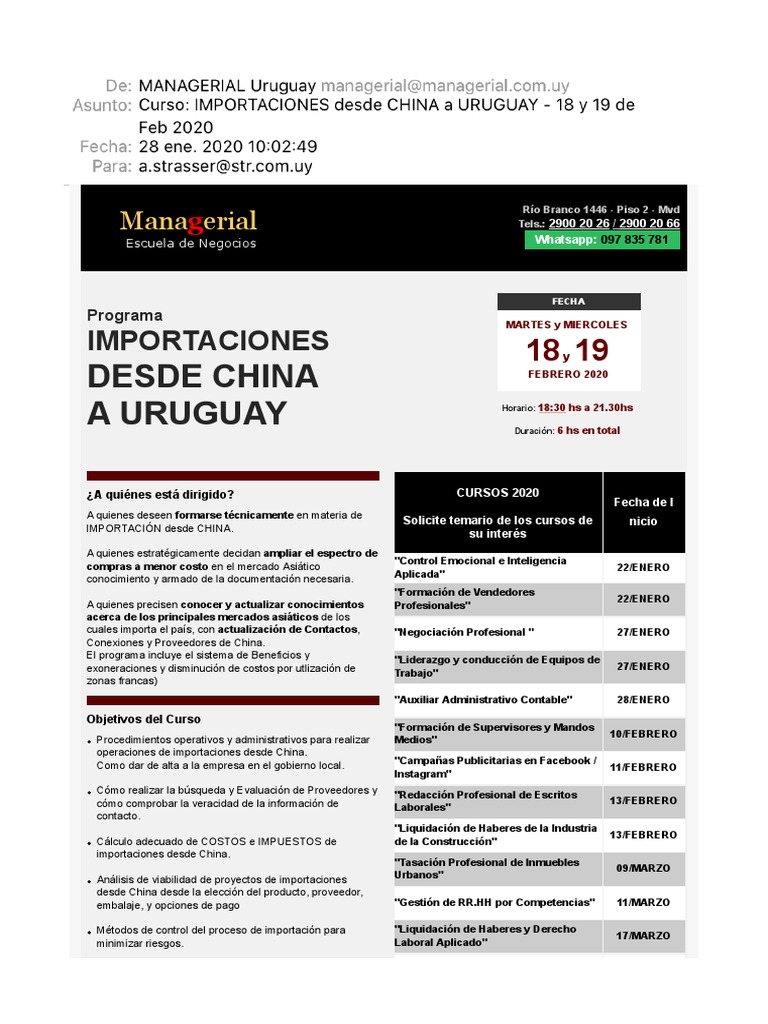 Curso de Importaciones desde China | PDF | China | Política mundial