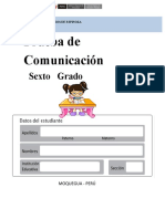 Evaluación 6° Comunicación