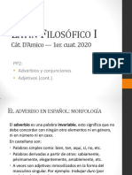 Atín Ilosófico: Cát. D'Amico - 1er. Cuat. 2020