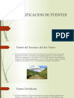 Clasificacion de Puentes