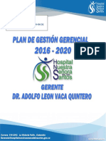 2007 - Plan de Gestion Gerencial Hospital Nuestra Senora de Los Santos - Cambios 2018 1 PDF