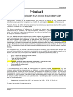 Elaboración y Realización de Un Proceso de Autoobservación