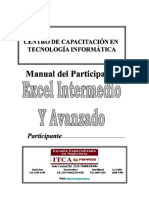 Microsoft Excel Intermedio y Avanzado