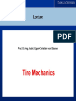 Tire Mechanics: Prof. Dr.-Ing. Habil. Egon-Christian Von Glasner