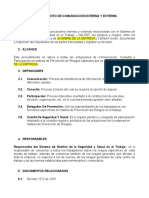 Procedimiento de Comunicación Interna y Externa