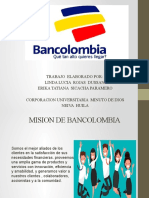 Presentación de La Empresa BANCOLOMBIA