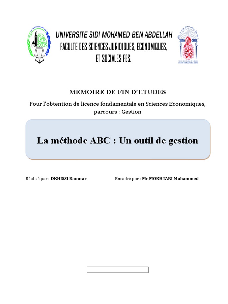 La Methode ABC Un Outil de Gestion PDF | PDF | Analyse comparative ...