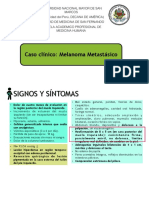 Caso Clinico 13 - Melanoma Metastasico