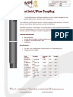 Blast Joint/Flow Coupling: Document # Revision