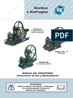 Características y manual de instalación bombas diafragma VZ