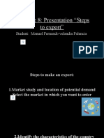 Steps to Export Presentation