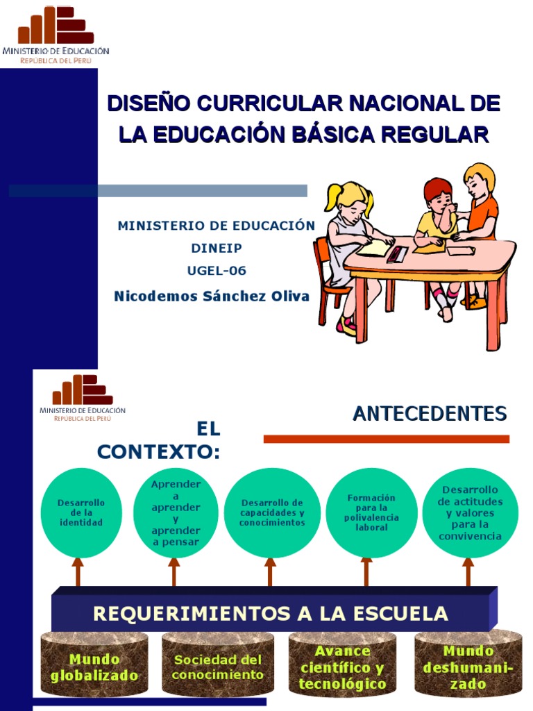 Diseño Curricular Nacional de Primaria | PDF | Plan de estudios ...
