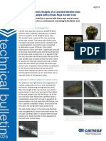 Case Study: Forensic Analysis of A Corroded Wireline Data Logging Cable Sample With A Brass Rope Socket Cone