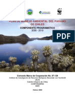 Plan de Manejo Ambiental Del Páramo de Chiles: Componente Programático