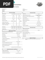 Electrical Data: General Data:: Data Sheet For Three-Phase Squirrel-Cage-Motors