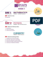 Study Plan - 01 - Class 11 - JEE Must See