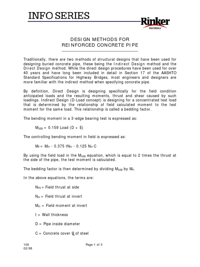 A Comparison of Direct and Indirect Design Methods for Reinforced ...