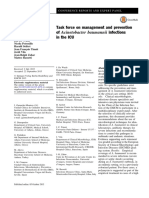 Task Force On Management and Prevention of Acinetobacter Baumannii Infections in The ICU PDF