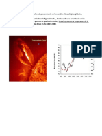 Actividad Solar y Cambios Climatologicos Globales