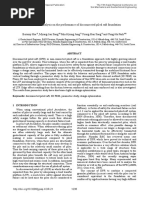 A 3D FEM Analysis on the Performance of Disconnected Piled Raft Foundation (Hor et al, 2015)