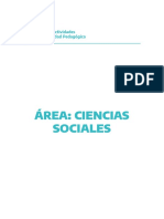 Área: Ciencias Sociales: Cuadernillo de Actividades para La Continuidad Pedagógica