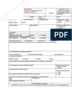 Vijayee Bhava by K Chittilappilly Foundation Application Form