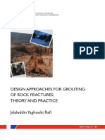Design Approaches For Grouting of Rock Fractures Theory and Practice Jalaleddin Yaghoobi Rafi