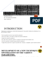 A New Technique For Radiotherapy Planning Using Quadratic