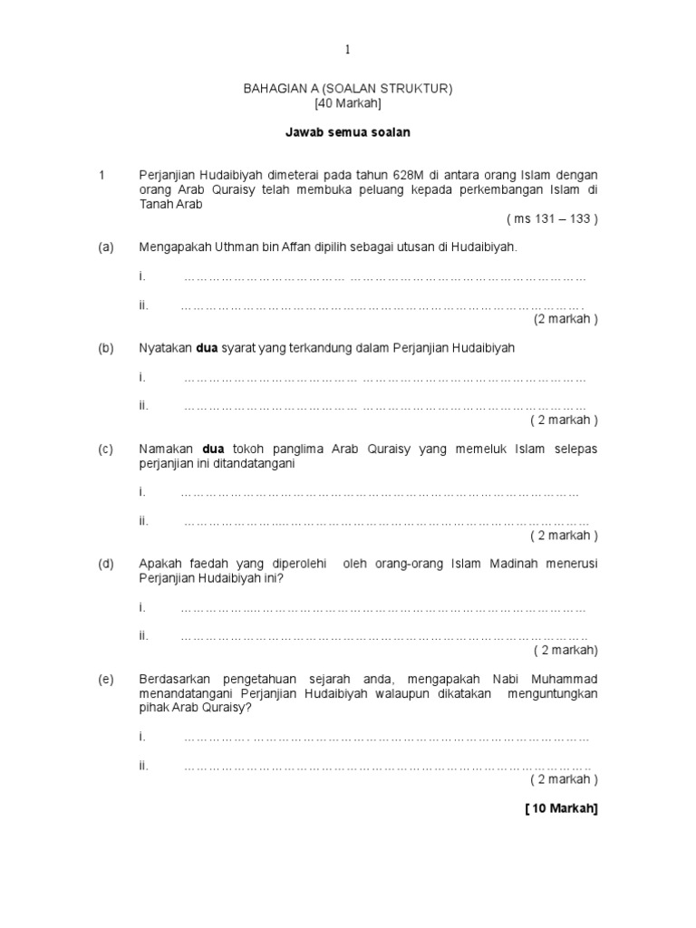 Nota SPM Sejarah (Tingkatan 5) - SPM - Free SPM Tips 2019 