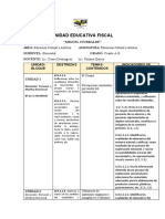 Indicadores de Evaluacion de Educacion Culltural y Artistica