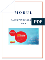 MODUL - Dasar Pemrograman Web1