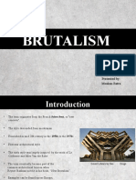 Brutalism: Presented By: Muskan Batra