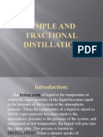 Simple and FRACTIONAL DISTILLATION