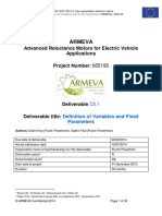 Armeva: Advanced Reluctance Motors For Electric Vehicle Applications Project Number: 605195