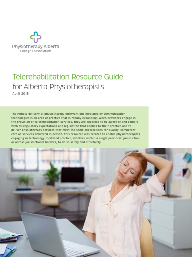 Alberta Telerehabilitation Guide for PTs | PDF | Physical Therapy ...