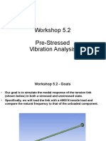Workshop 5.2 Pre-Stressed Vibration Analysis: ANSYS Mechanical Introduction 12.0