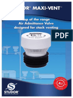 Top of The Range Air Admittance Valve Designed For Stack Venting