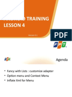 Android Training Lesson 4: FPT Software