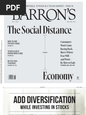 Barron's - 04 May 2020 PDF | PDF | Stock Market Index | Exchange Traded Fund
