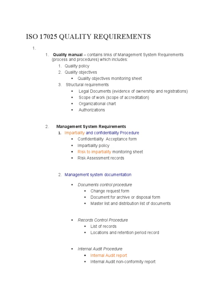 ISO 170252017 Requirement PDF Verification And Validation Calibration