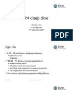 P4 Deep Dive: Richard Cziva 7 September 2017